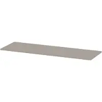 Ink Topdeck 45 Topblad T.b.v. Onderkast - 140x45x1,6cm - MDF - Mat Kasjmier Grijs - Badkamermeubels, Wastafelbladen - 8718835148386
