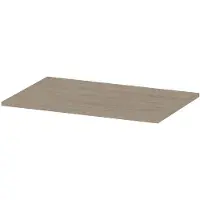 Ink Topdeck 45 Topblad T.b.v. Onderkast - 70x45x1,6cm - MFC - Ivoor Eiken - Badkamermeubels, Wastafelbladen - 8718835156435