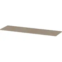 Ink Topdeck 45 Topblad T.b.v. Onderkast - 160x45x3,5cm - MFC - Ivoor Eiken - Badkamermeubels, Wastafelbladen - 8718835156626