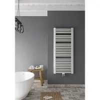 Instamat Milano Rechte Elektrische Radiator - 600W - 122x60,5 - Wit - Staal - Verwarming, Radiatoren, Verticale Radiatoren