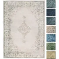 Tesso Living Vloerkleed Roy | Tesso Living katoen beige 225x155 cm vloerkleden | NADUVI