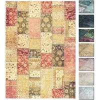 Tesso Living Vloerkleed Michele | Tesso Living katoen rood 225x155 cm vloerkleden | NADUVI