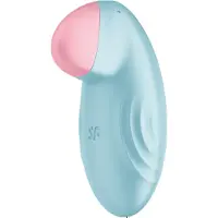 Satisfyer Tropical Tip - App-gestuurde clitoristrilator (blauw)