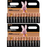 Duracell Alkaline Plus | AA Batterijen - 24 stuks
