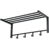 Loft42 Bergamo Kapstok - Zwart – Metaal – 4 haken