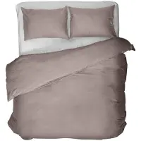 Primaviera Deluxe Dekbedovertrek Egyptian Taupe Katoen-200 x 200 / 220 cm | 2-Persoons
