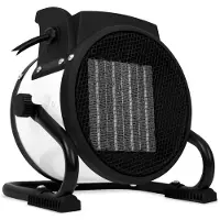 Vonroc Elektrische ventilatorkachel 1000W/2000W – keramisch - wit