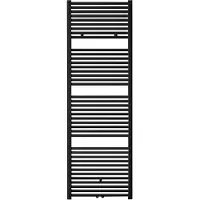Saqu Fonti handdoekradiator 1067W 60x181,7cm mat zwart