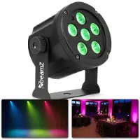 Beamz SlimPar30 - Krachtige compacte LED Par spot 6x 3W LED's