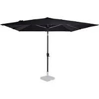 Vonroc Parasol Rosolina 280x280cm – Premium stokparasol | Zwart