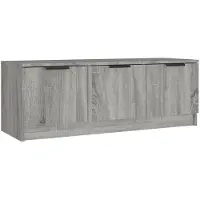 vidaXL Tv-meubel 102x35x36,5 cm bewerkt hout grijs sonoma eikenkleurig