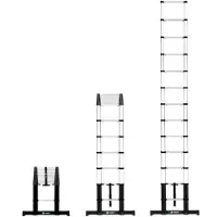 Vonroc PRO Telescoopladder - 3,80 meter | met softclose & dwarsbalk