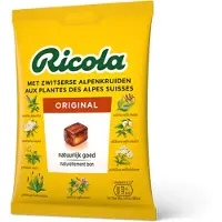 Ricola 12x Keelpastilles Original Zakje 75 gr