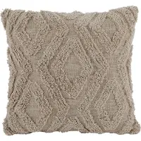 Tiseco Sierkussen Home Studio Sahara Taupe - 45 x 45 cm