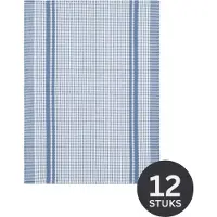 Tiseco Keukendoek Home Studio Waffle Light Blue (Set van 6) - 50 x 70 cm