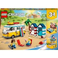 LEGO Schepper Beach Camping Bus Zeldzaam Set (31138, LEGO Zeldzame Sets)