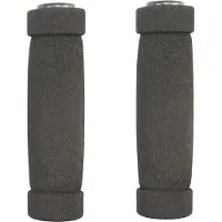 Dresco Fietshandvatten Covers Schuimrubber Zwart Per Set - Fiets handvatten
