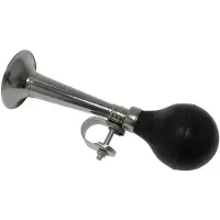 Dresco Fietstoeter - Chroom - Zwart