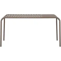 Ebuy24 Stella tuintafel 90x150 cm okkernoot decor.