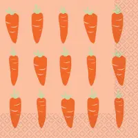 Ginger Ray - Ginger Ray - Servetten wortels Pasen (16 stuks)