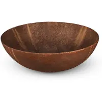 Looox Ceramic raw waskom - 40cm - rond - rust wwk40ro