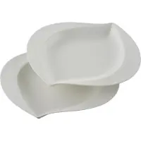 Hutschenreuther Hutschenreuter Luna Weiss Set 2 gourmetbord diep