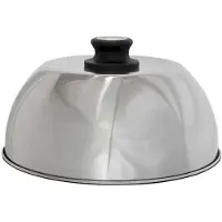 LotusGrill RVS deksel voor Mini - Ø280mm - Met geïntegreerde thermometer