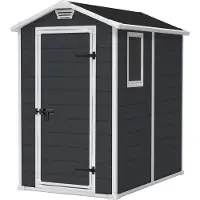 HABITAT ET JARDIN Manor 46 Tuinhuis - 130x192x198 cm - Antraciet