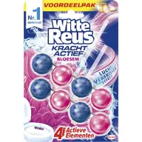 Witte Reus Toiletblok Kracht Actief Bloesem 2 Stuks