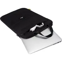 Nomad Laptop Sleeve 15.6 Inch | Zwart | Laptoptas | Laptophoes met Extra Opbergvak