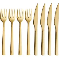 Aida RAW Raw grillbestek 8-delig Goud