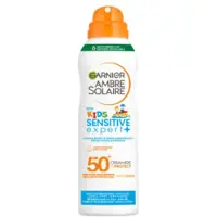 Garnier 6x Ambre Solaire Sensitive Expert+ Kids Zonnebrandspray Mist Spf 50+ 150 Ml