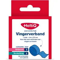 Heltiq 2x Vingerverband 4m x 2,5cm