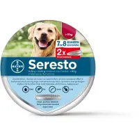 Seresto 3x Anti Vlooien en Teken Halsband Hond Vanaf 8 Kg 2-Pack 70 cm