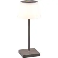 BES LED LED Tafellamp met Opbaadbare Batterijen - Trion Sansy - 2.1W - RGBW - Spatwaterdicht IP44 - Dimbaar - Vierkant -