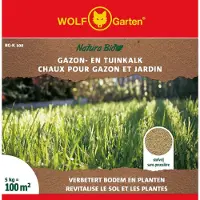 Wolf-Garten Natura Bio Gazon-/tuinkalk 5KG RG-K 100 - 3836440