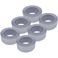 DULA Aluminium Tape - 50mm x 50m - afdichtingstape - hittebestendig - 6 rollen