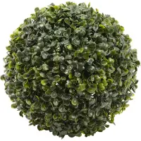 Kaemingk Buxus bol kunstplant - D36 cm - groen - kunststof - Kunstplanten