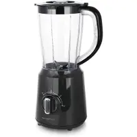 Emerio Blender 1.5L - Smoothie Maker met 2 Snelheden - RVS Messen en Vaatwasmachinebestendig - 500W - BL-124816.8 - Zwart