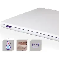 Comfort air Climate Control Matras Topper 160x200x5 cm - Matras topper - Memory Foam - drukverlagend - 5 cm dik - Climate Control 3D-Tex slaapzijde