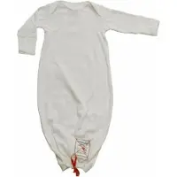 Lodger - New Born Hopper Cotton Americain Fifties Slaapzak/Pyjama Milk - Wit