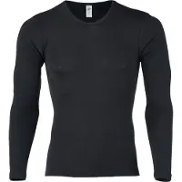 Engel - Shirt L/S - Merino-ondergoed 46/48, zwart