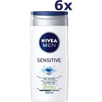 Nivea 6x Douchegel Men - Sensitive 250 ml