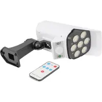 Hofftech Dummy camera wandlamp - LED - zonne-energie - bewegingssensor - 1200 mAh batterij - waterdicht