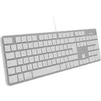 Macally SLIMKEY Wired aluminium toetsenbord Qwerty