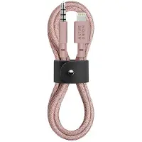 Native Union Belt Audio Naar Lightning Kabel Roze