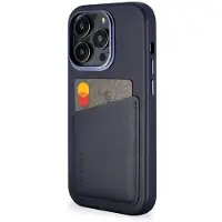 Decoded X Appelhoes Leren iPhone 14 Pro Max Wallet Hoesje Blauw