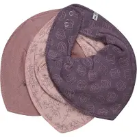 Pippi Sabberlätzchen - 3er-Pack - Burlwood - - One Size - Babylätzchen