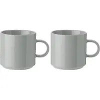 Stelton Mok Grey 200 ml (Set van 2)