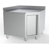 CombiSteel WERKTAFEL HOEK MET DEUR EN RAND 1000/1000 VOOR 700MM TAFELS | 7333.0294